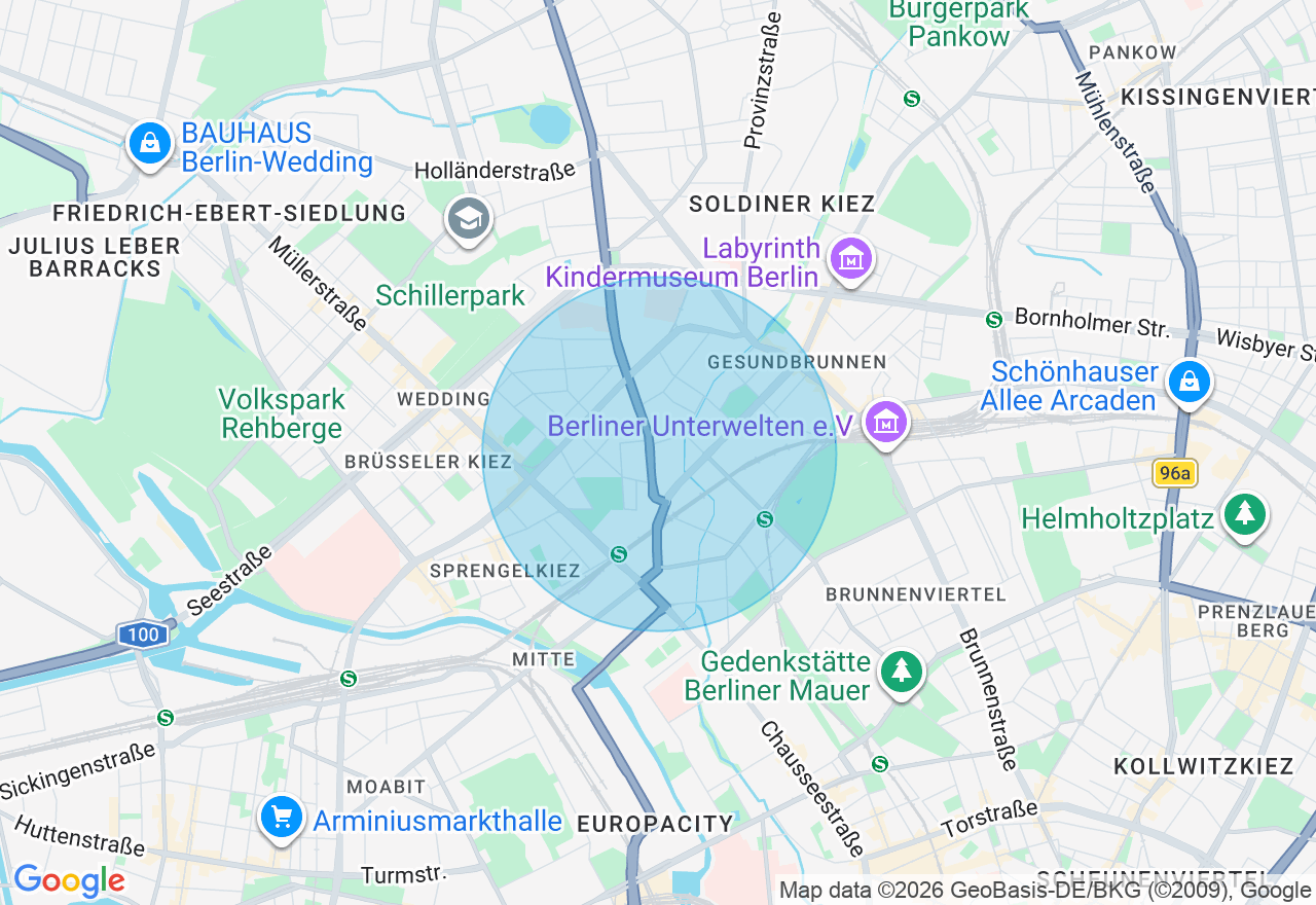Kartenansicht der Location