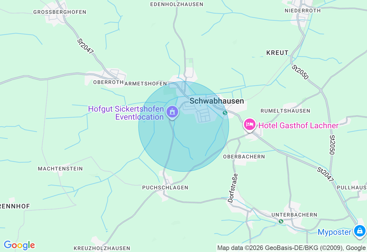 Kartenansicht der Location