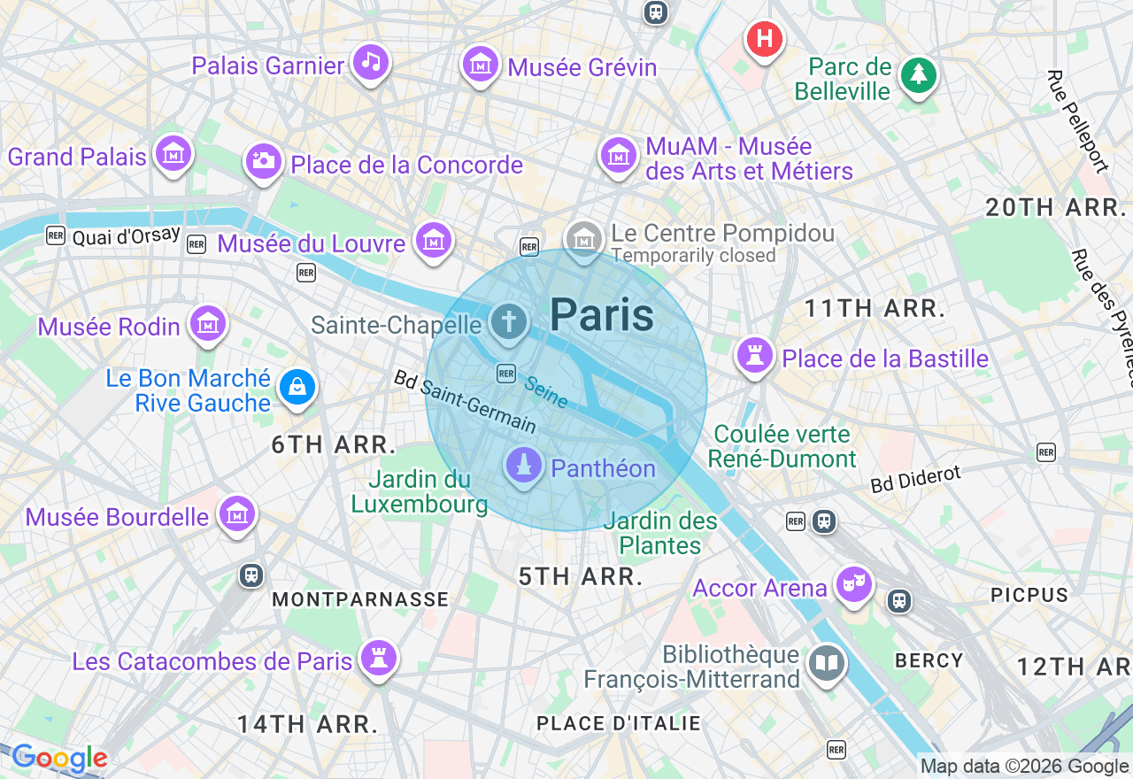 Carte de l'emplacement