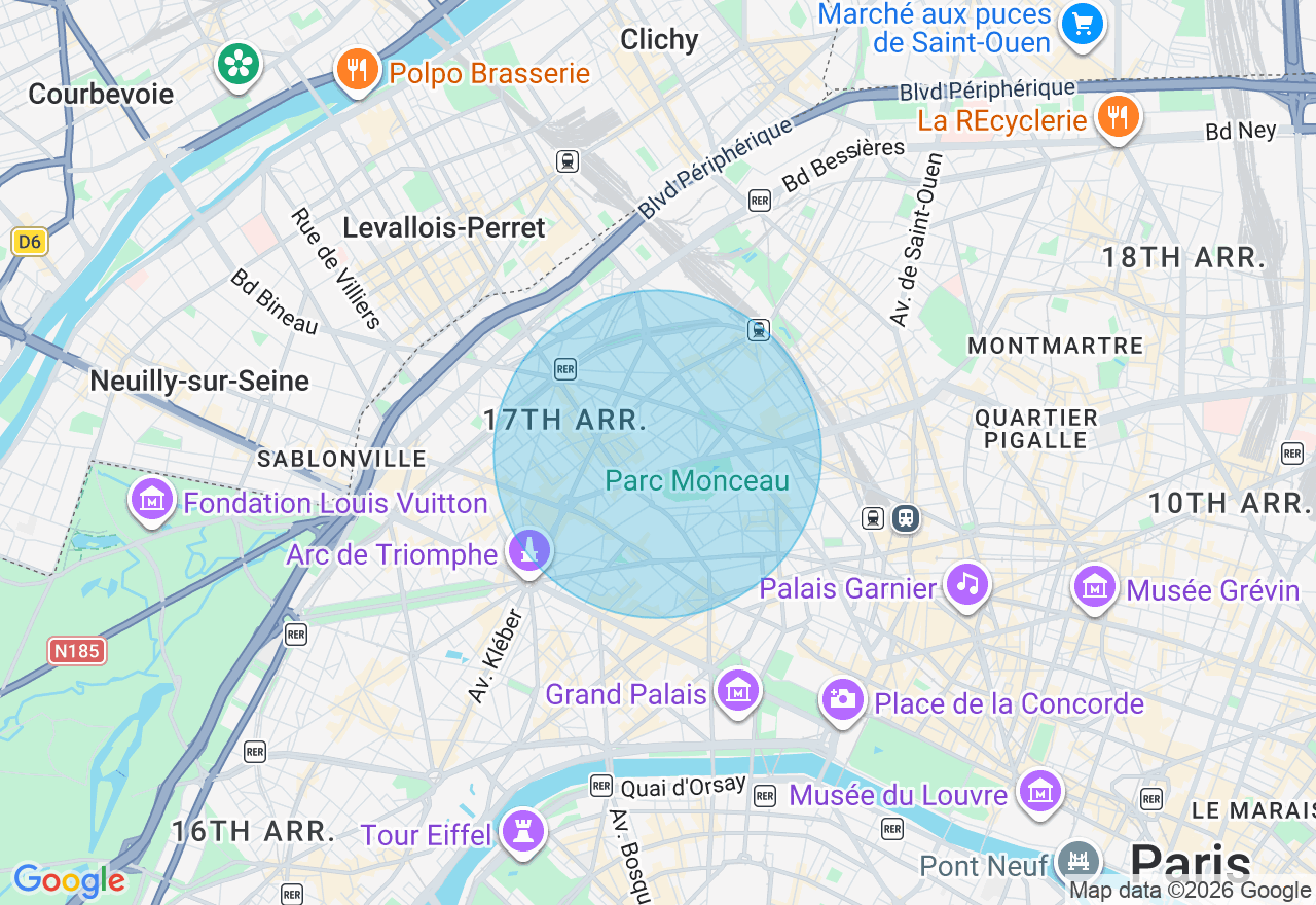 Carte de l'emplacement