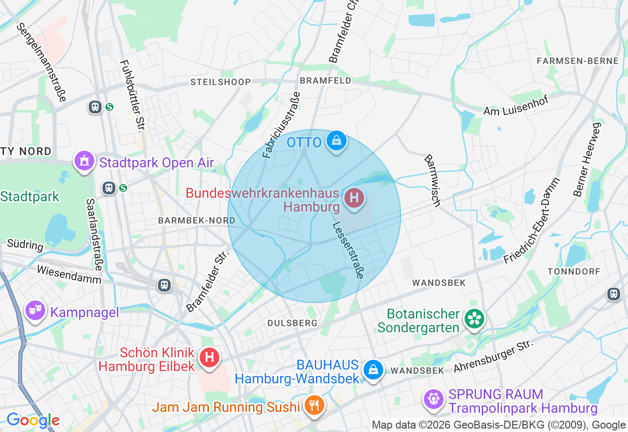Kartenansicht der Location