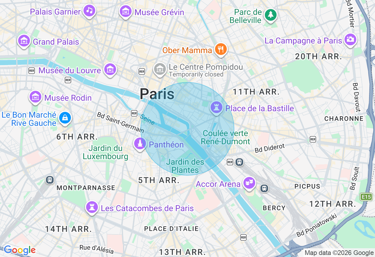 Carte de l'emplacement