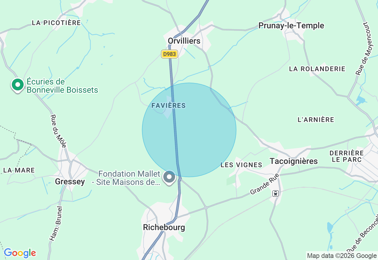 Carte de l'emplacement