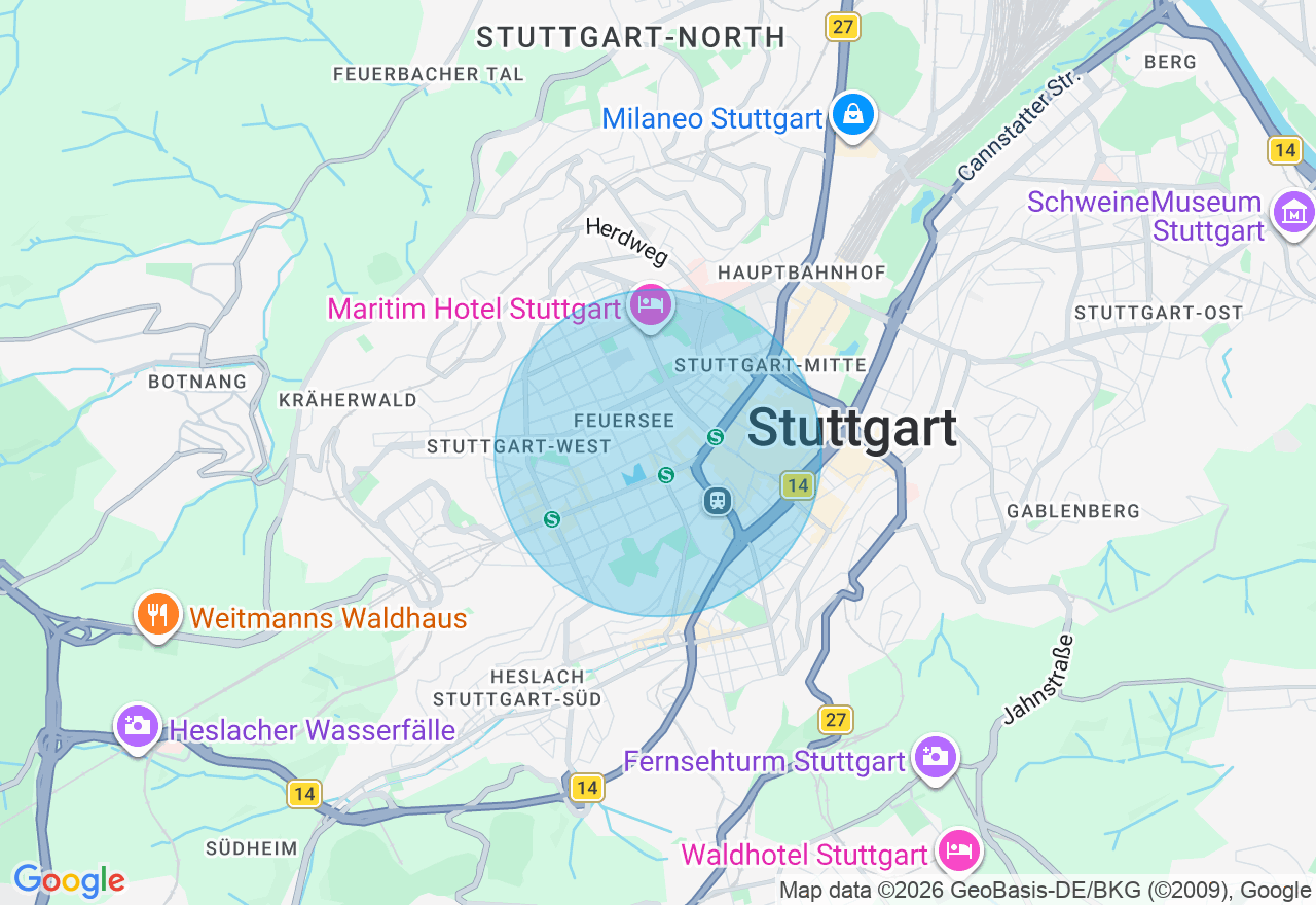 Kartenansicht der Location