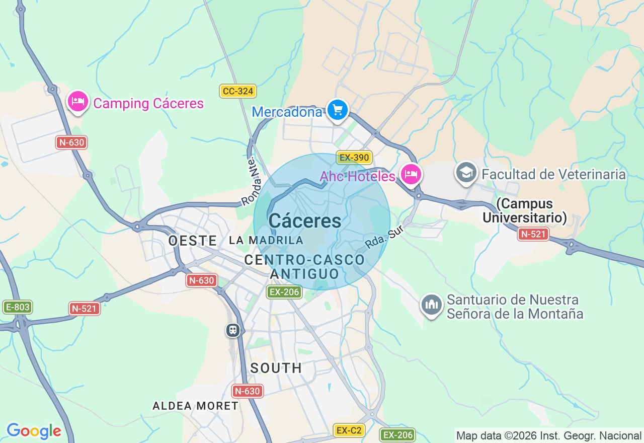 Mapa de la ubicación