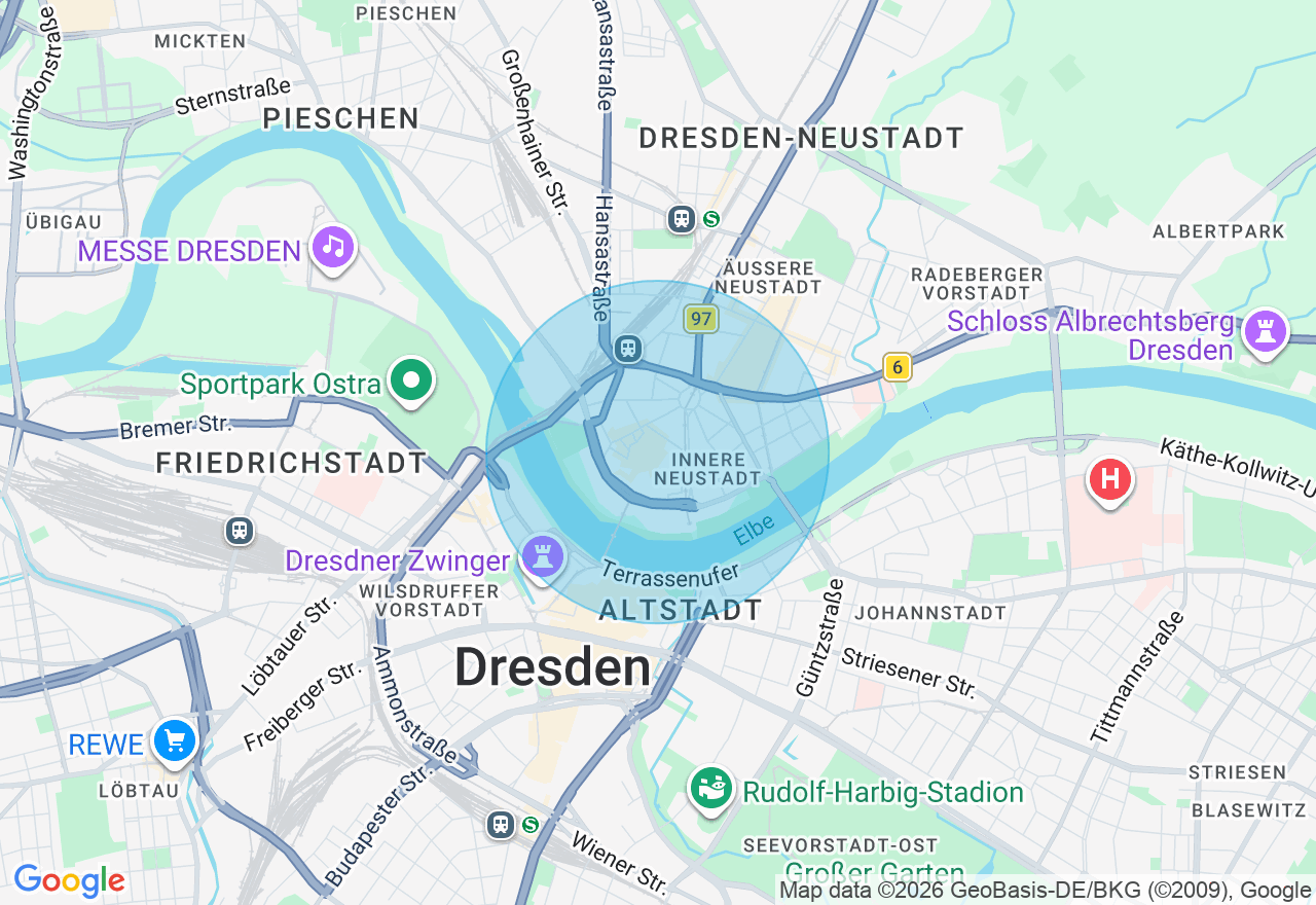 Kartenansicht der Location