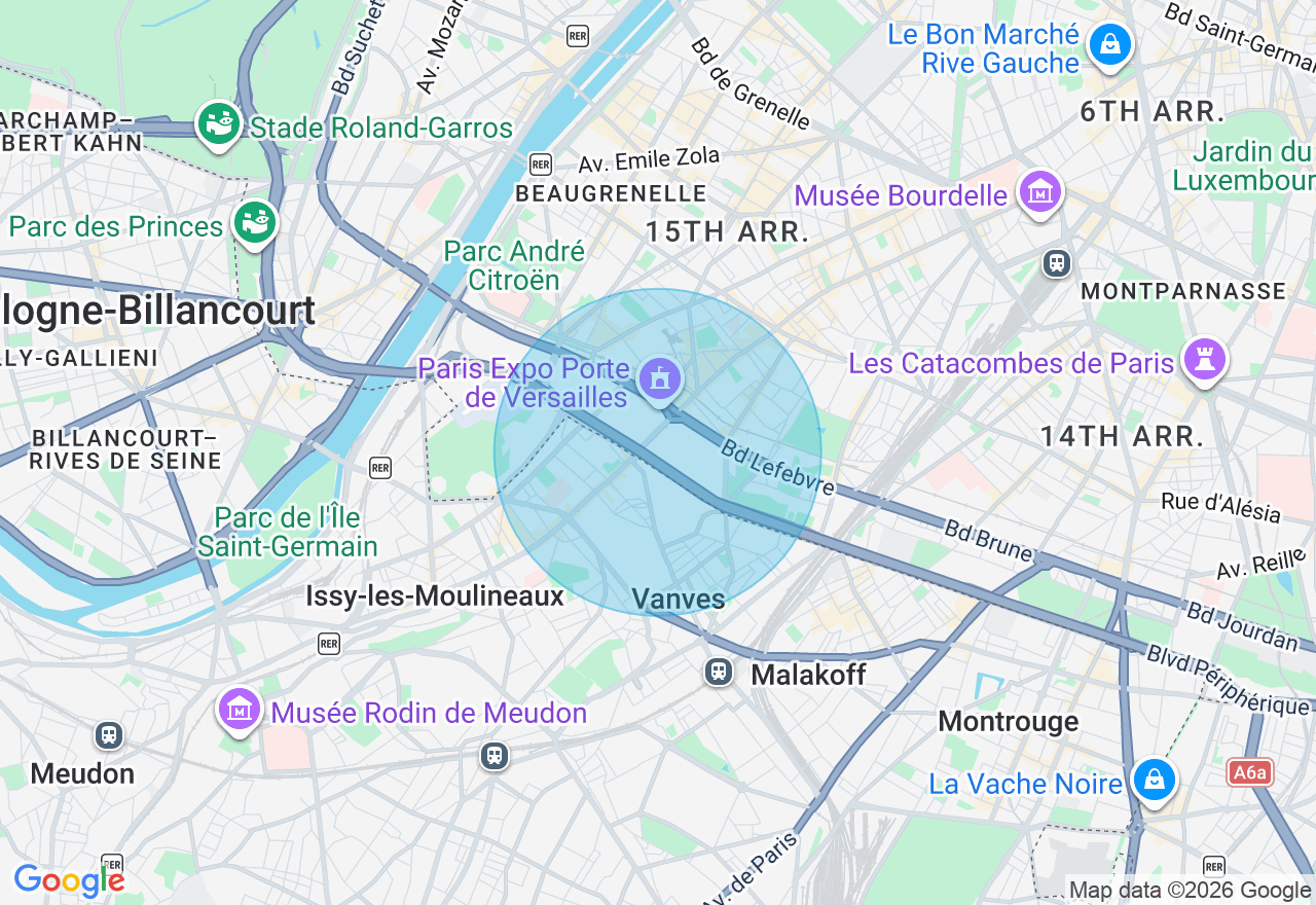 Carte de l'emplacement