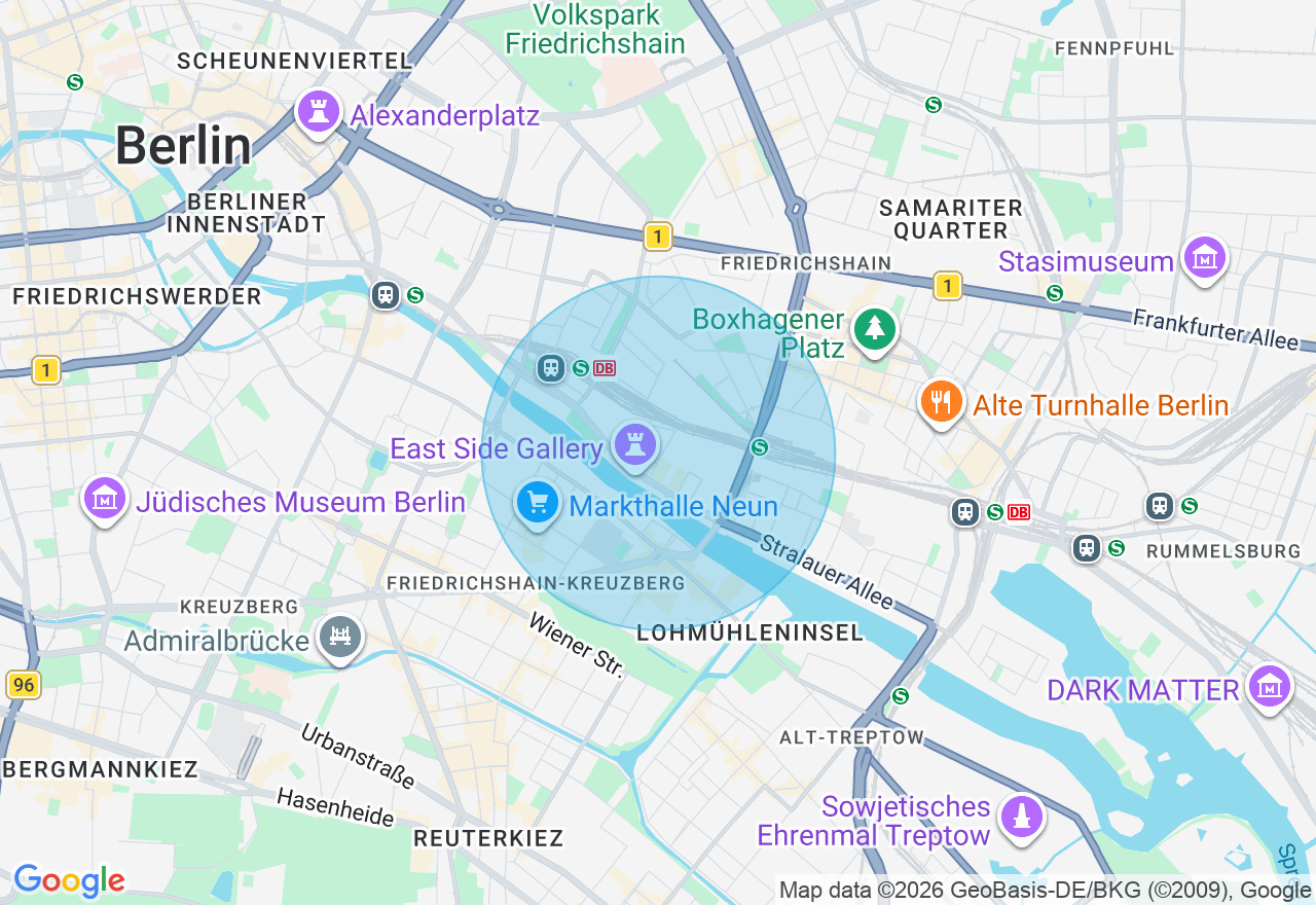 Kartenansicht der Location