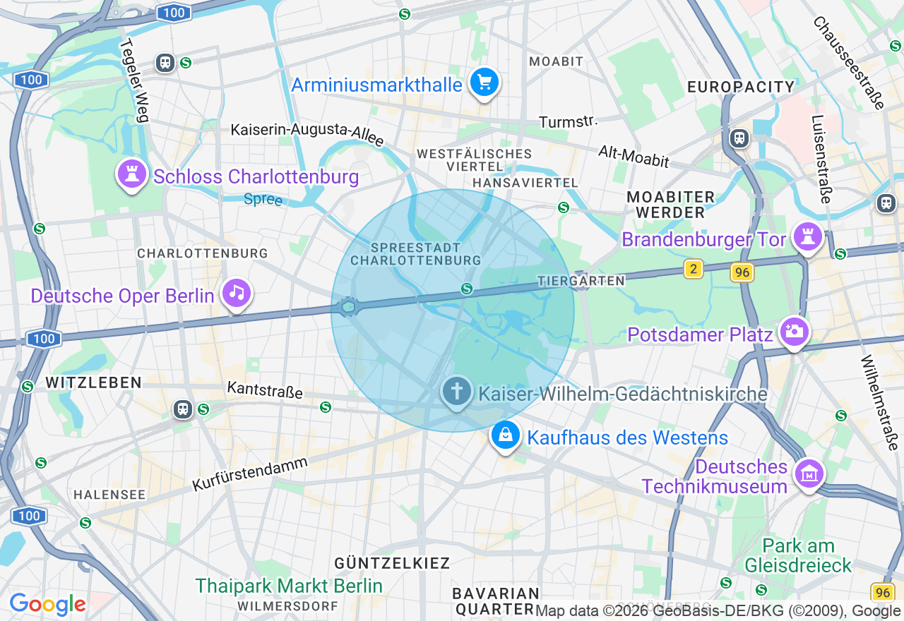 Kartenansicht der Location
