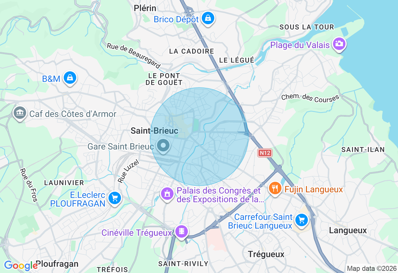 Carte de l'emplacement