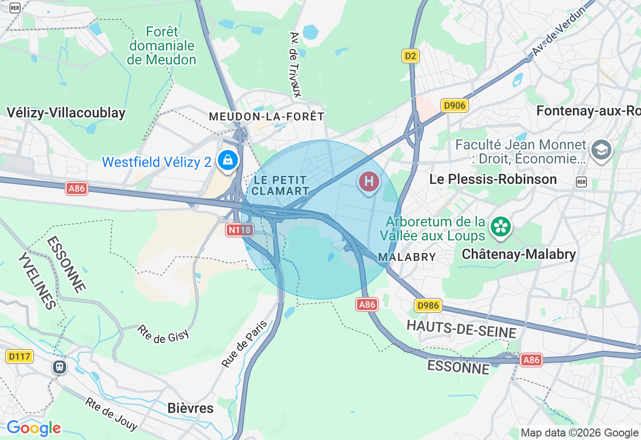 Carte de l'emplacement