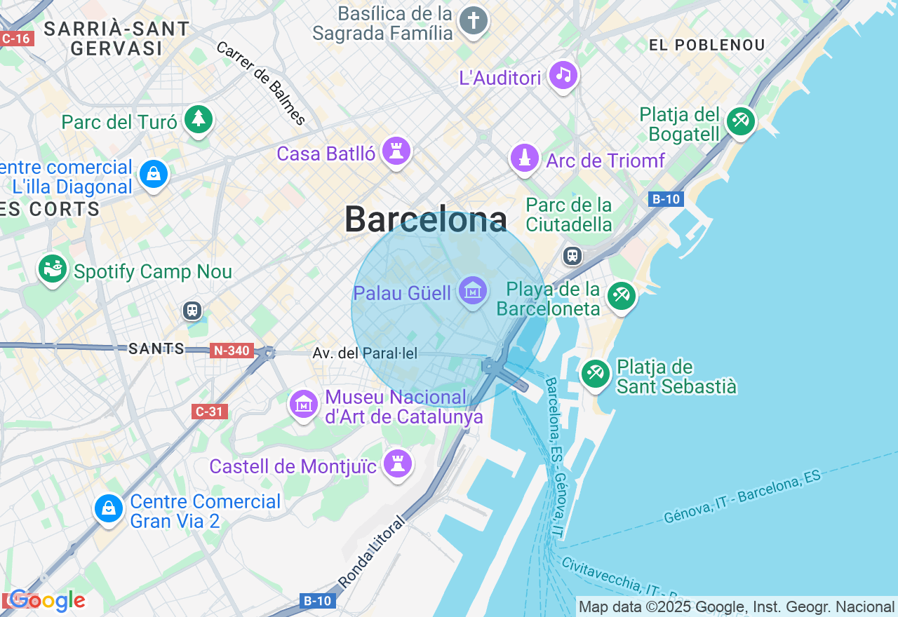 Mapa de la ubicación