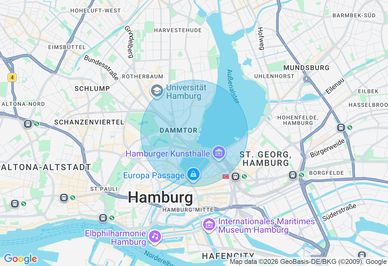 Kartenansicht der Location