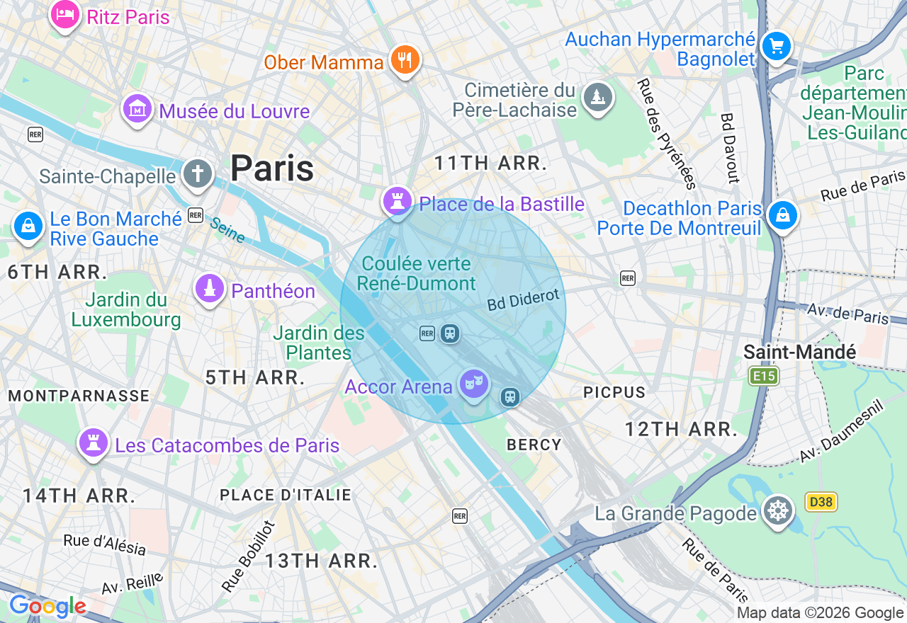 Carte de l'emplacement
