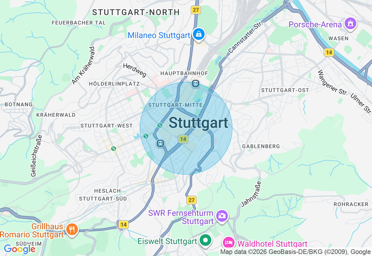 Kartenansicht der Location