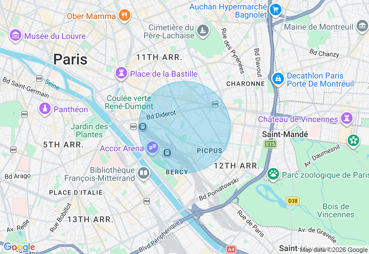 Carte de l'emplacement