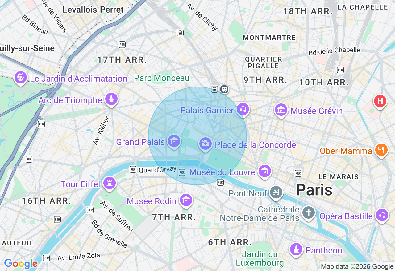 Carte de l'emplacement