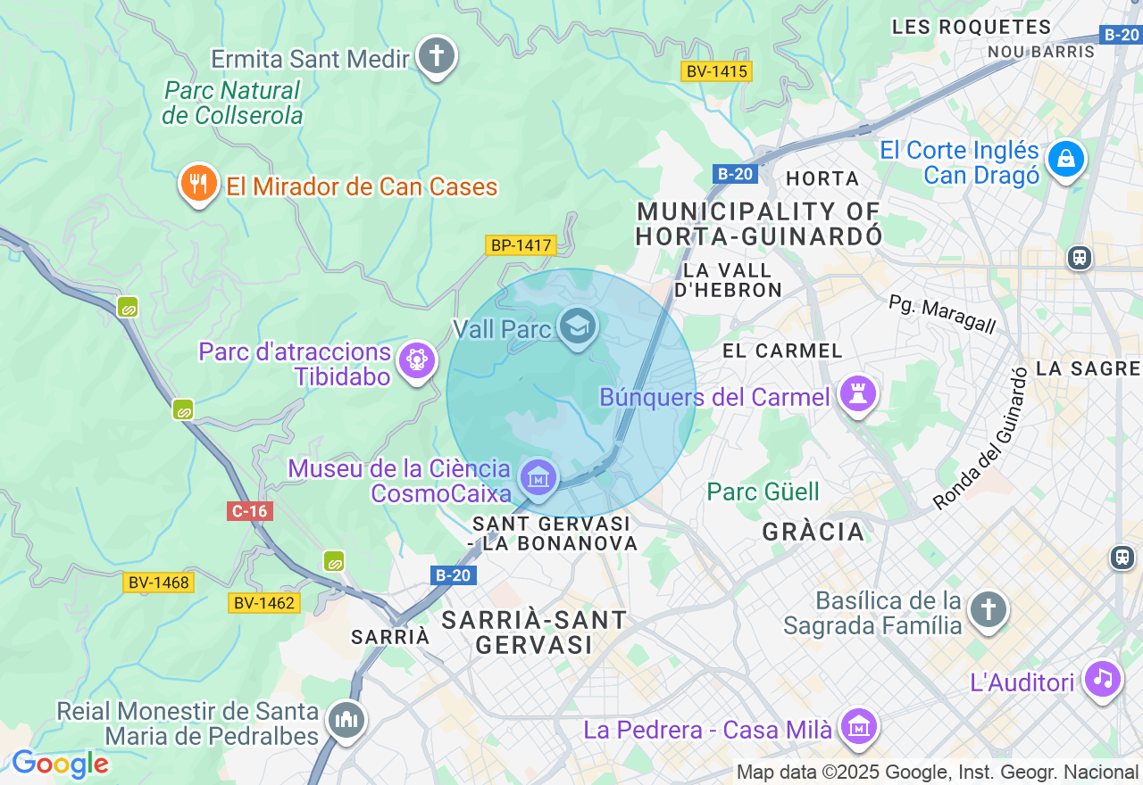 Mapa de la ubicación