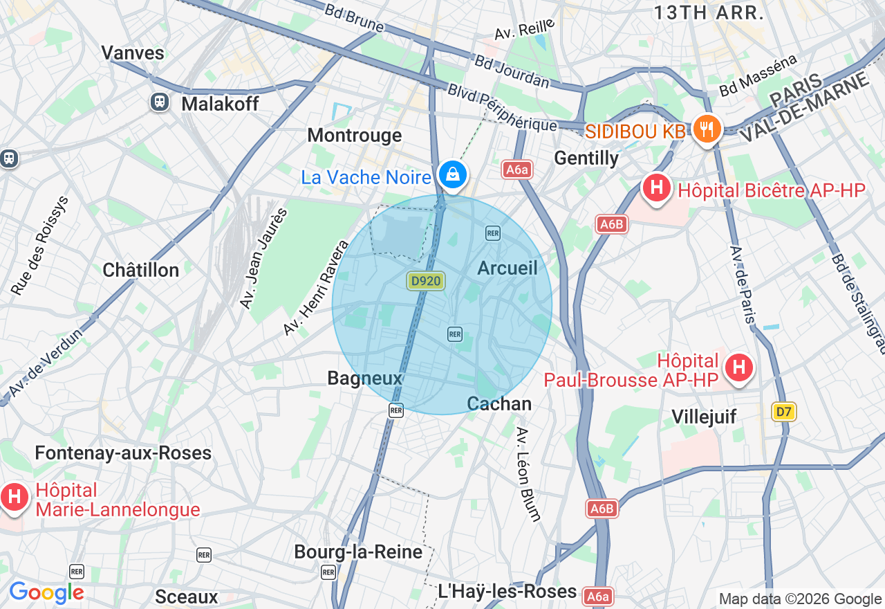 Carte de l'emplacement