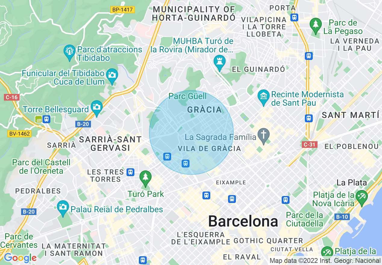 Mapa de la ubicación