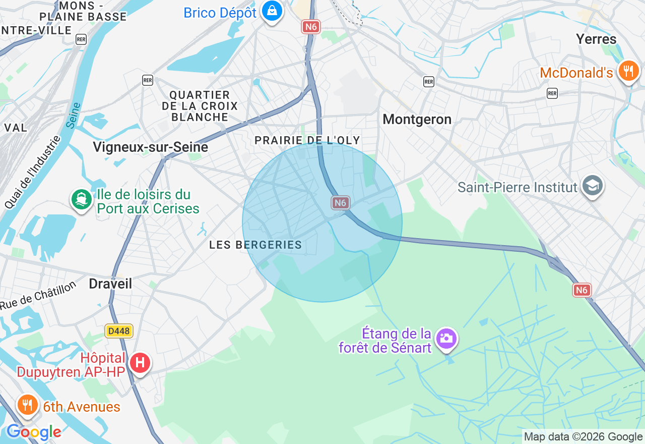 Carte de l'emplacement