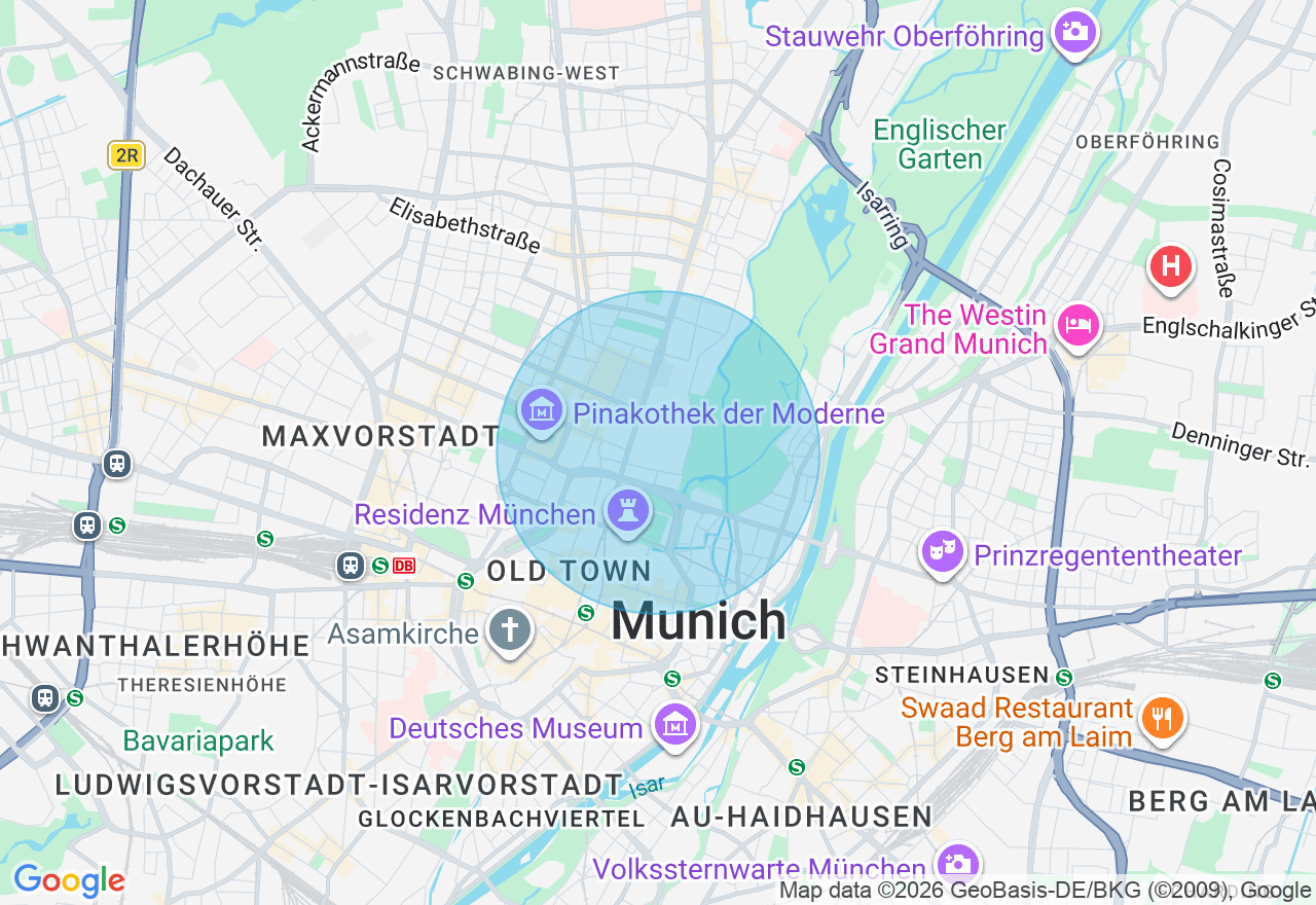 Kartenansicht der Location