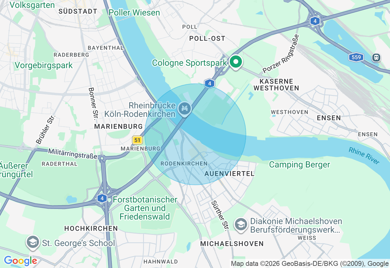 Kartenansicht der Location