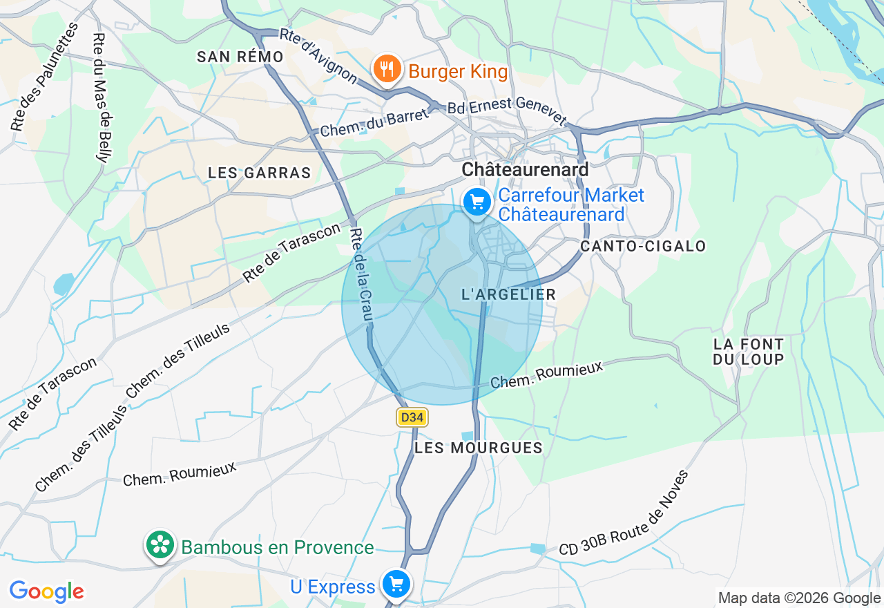 Carte de l'emplacement