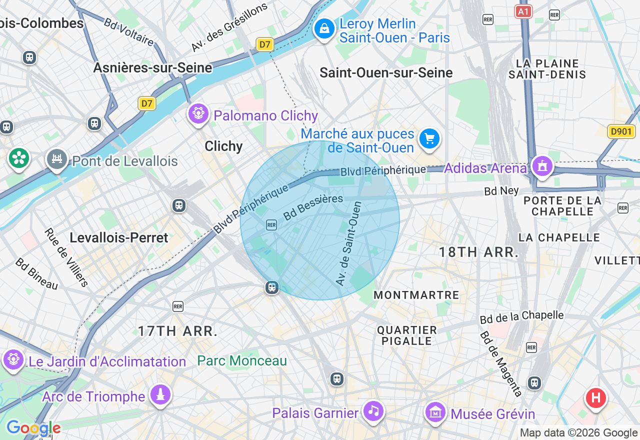 Carte de l'emplacement