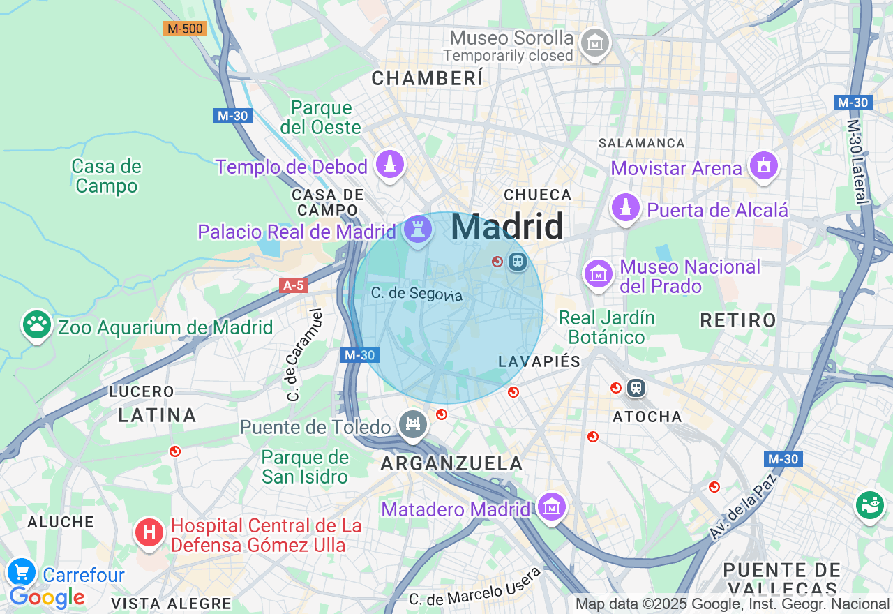 Mapa de la ubicación