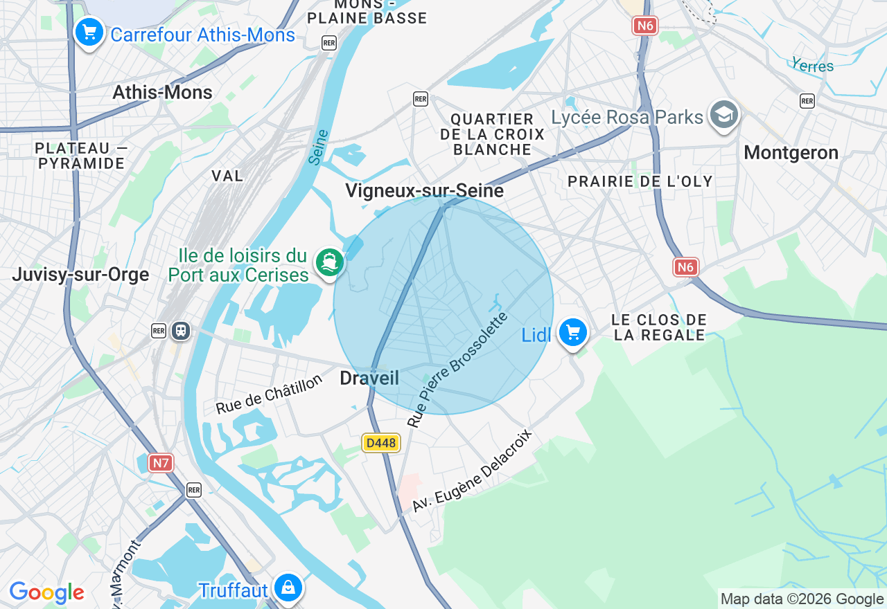 Carte de l'emplacement