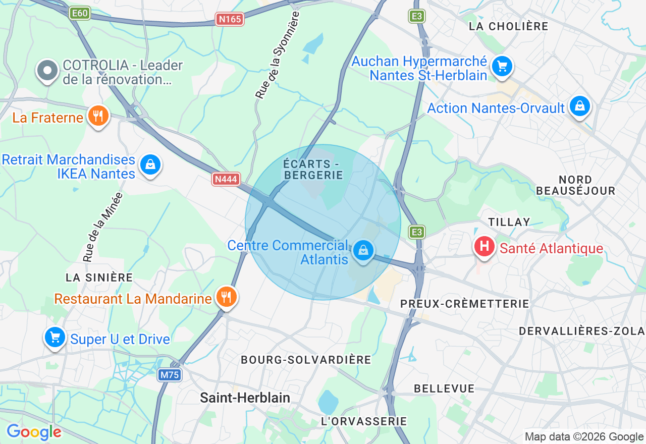 Carte de l'emplacement