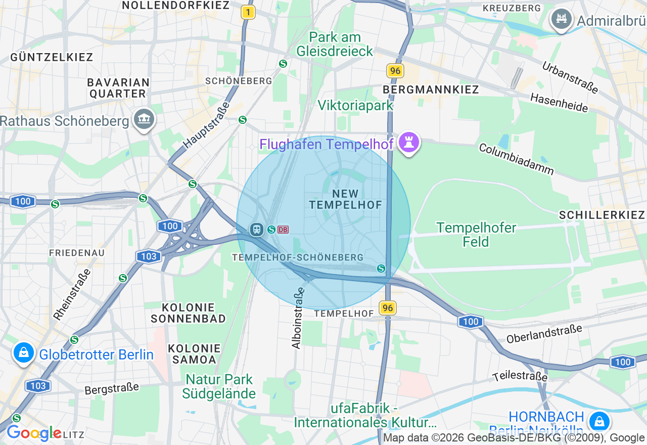 Kartenansicht der Location
