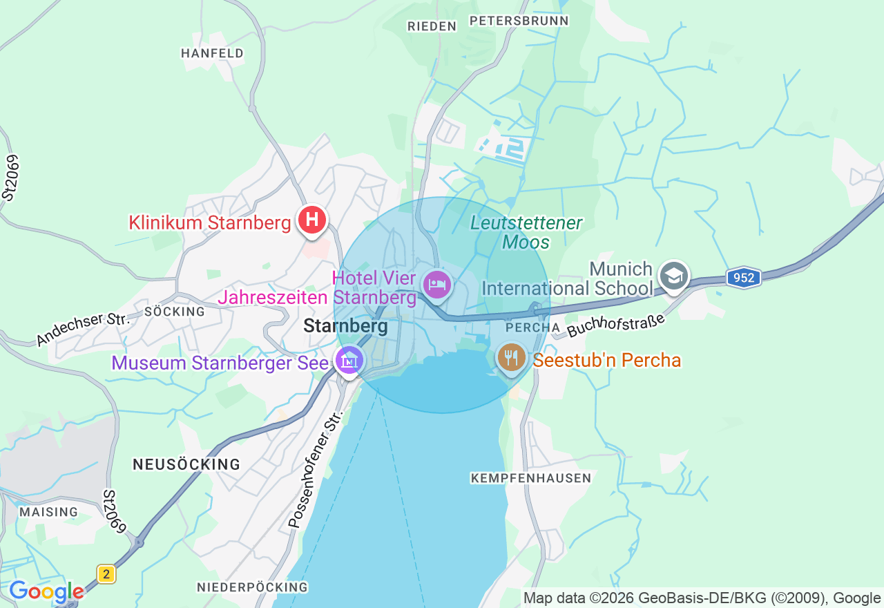 Kartenansicht der Location