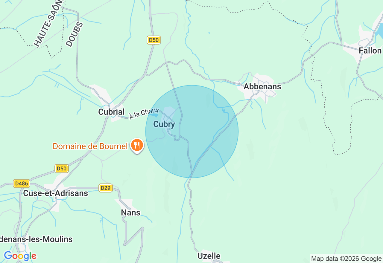 Carte de l'emplacement