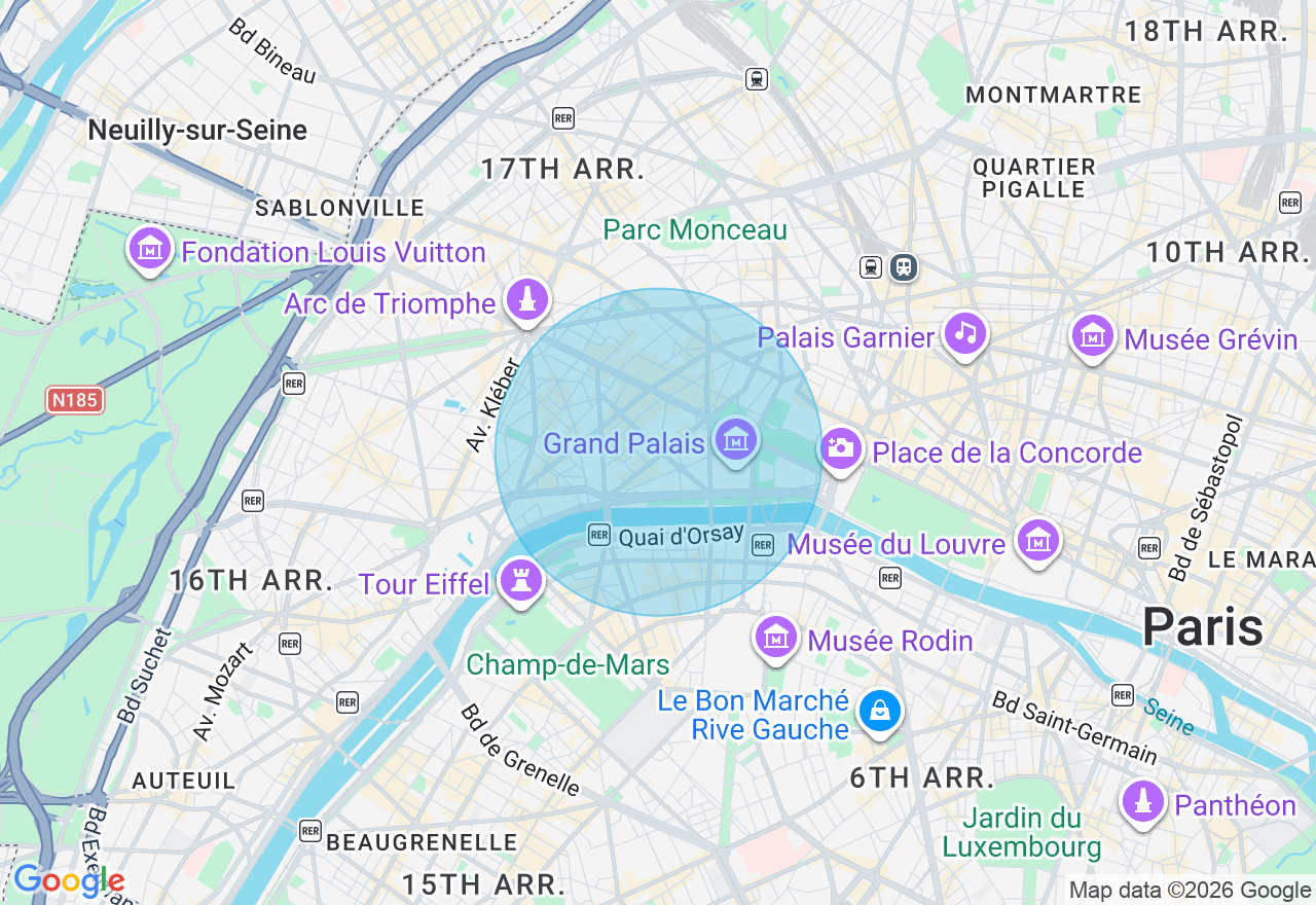 Carte de l'emplacement