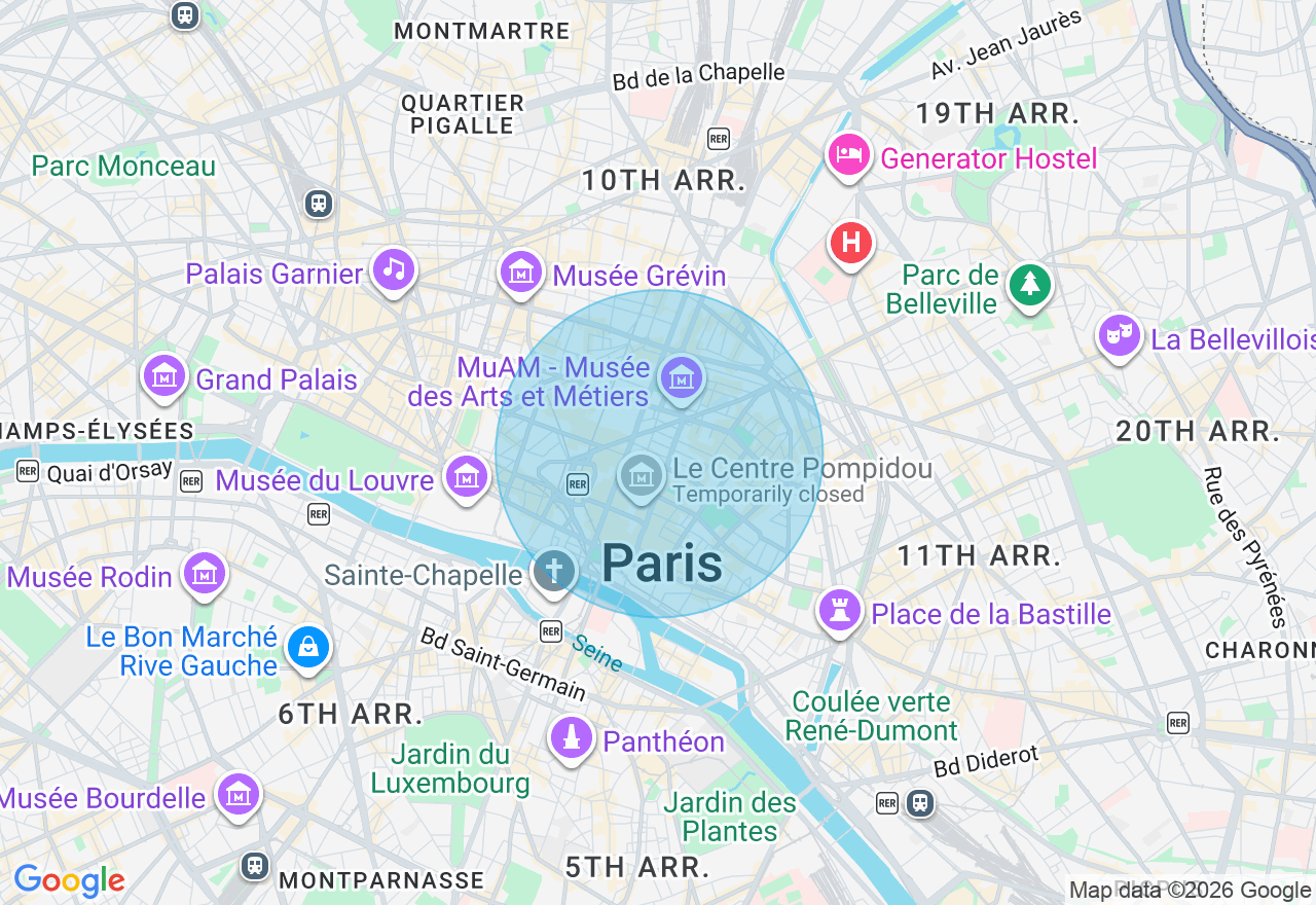 Carte de l'emplacement