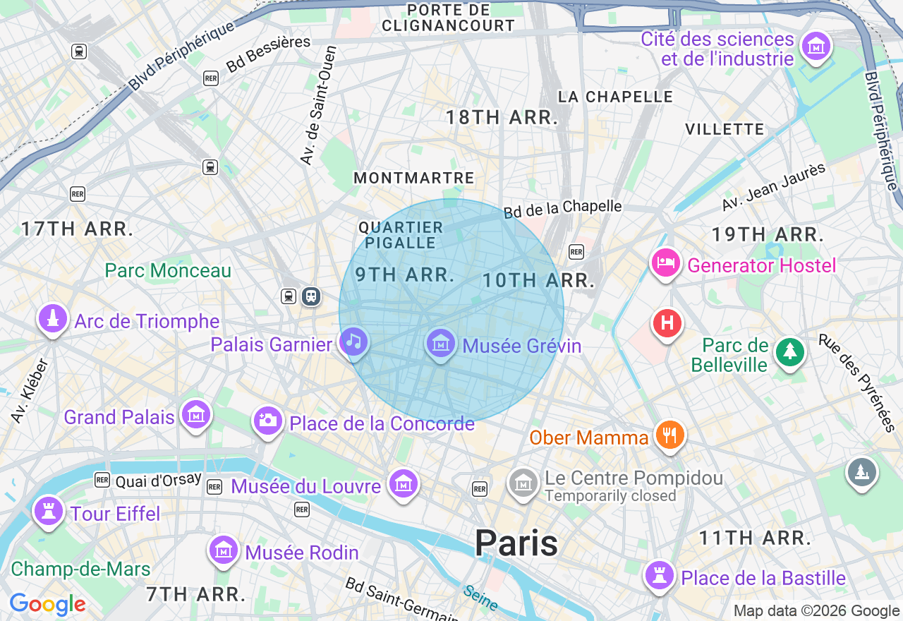 Carte de l'emplacement