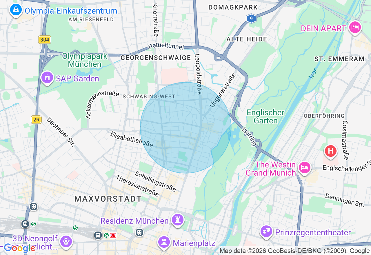 Kartenansicht der Location