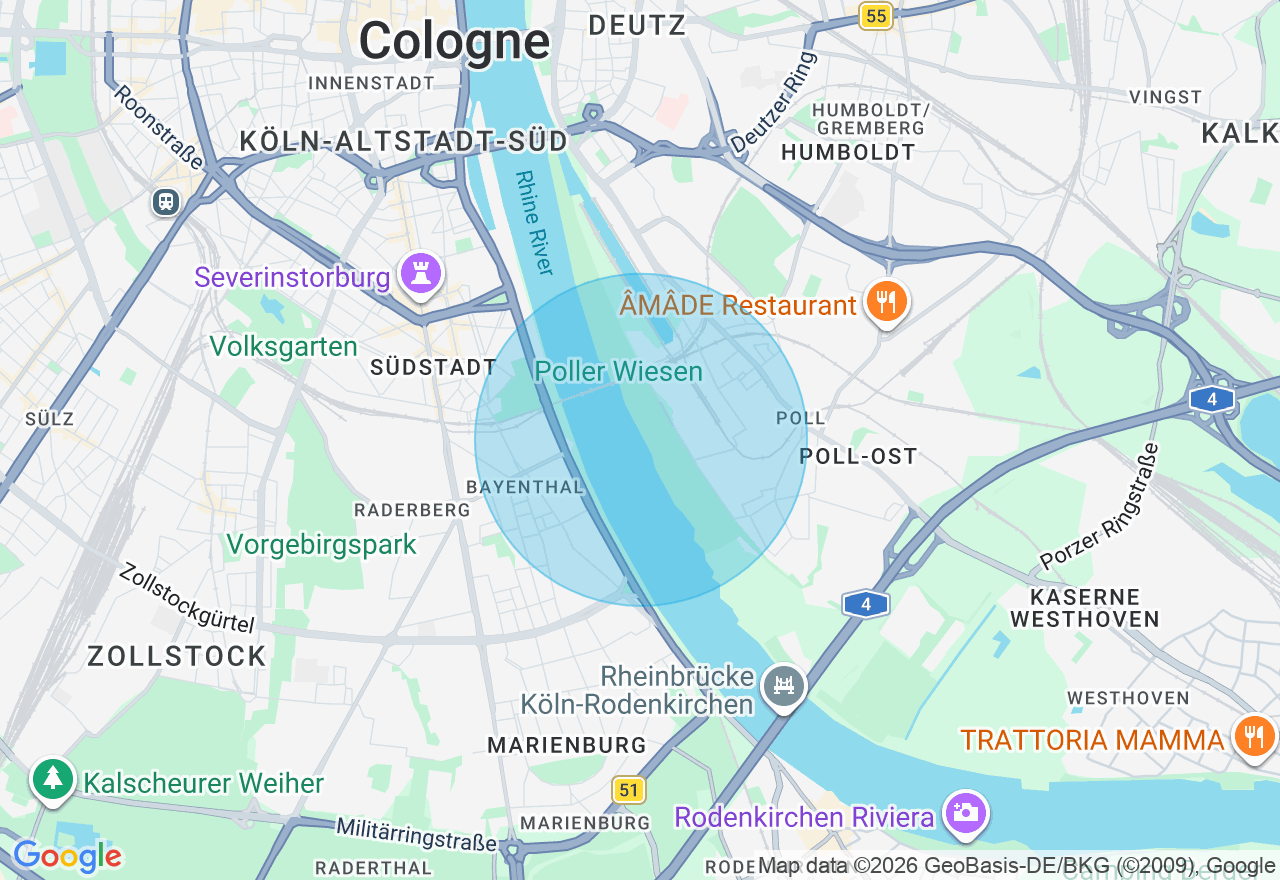 Kartenansicht der Location