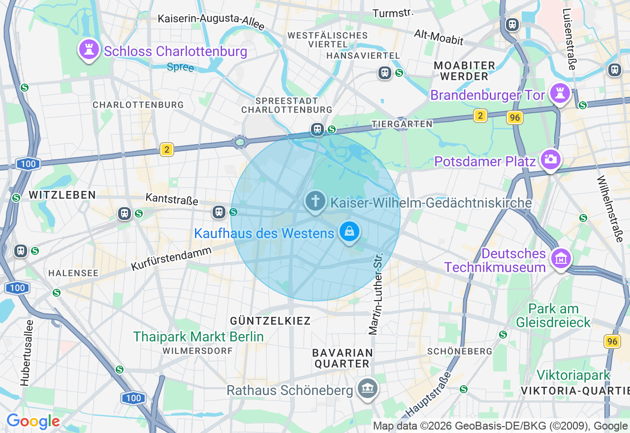 Kartenansicht der Location