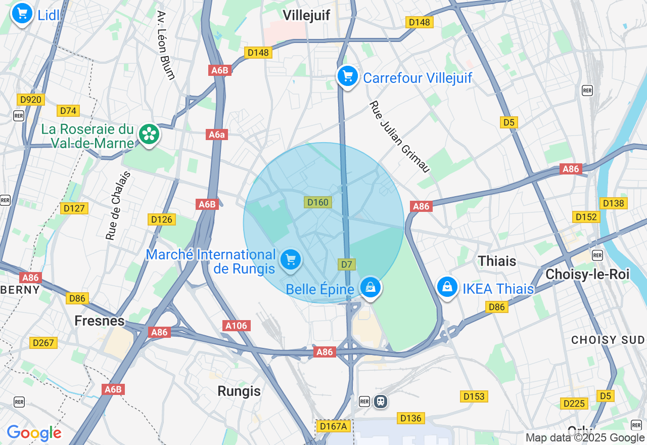 Carte de l'emplacement