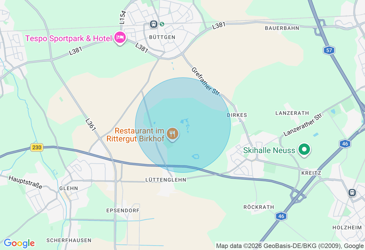 Kartenansicht der Location