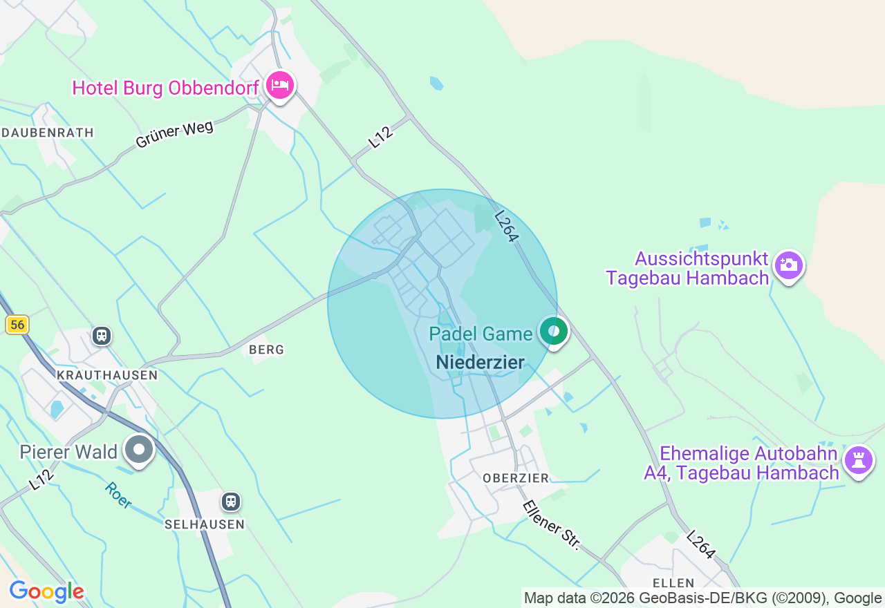 Kartenansicht der Location