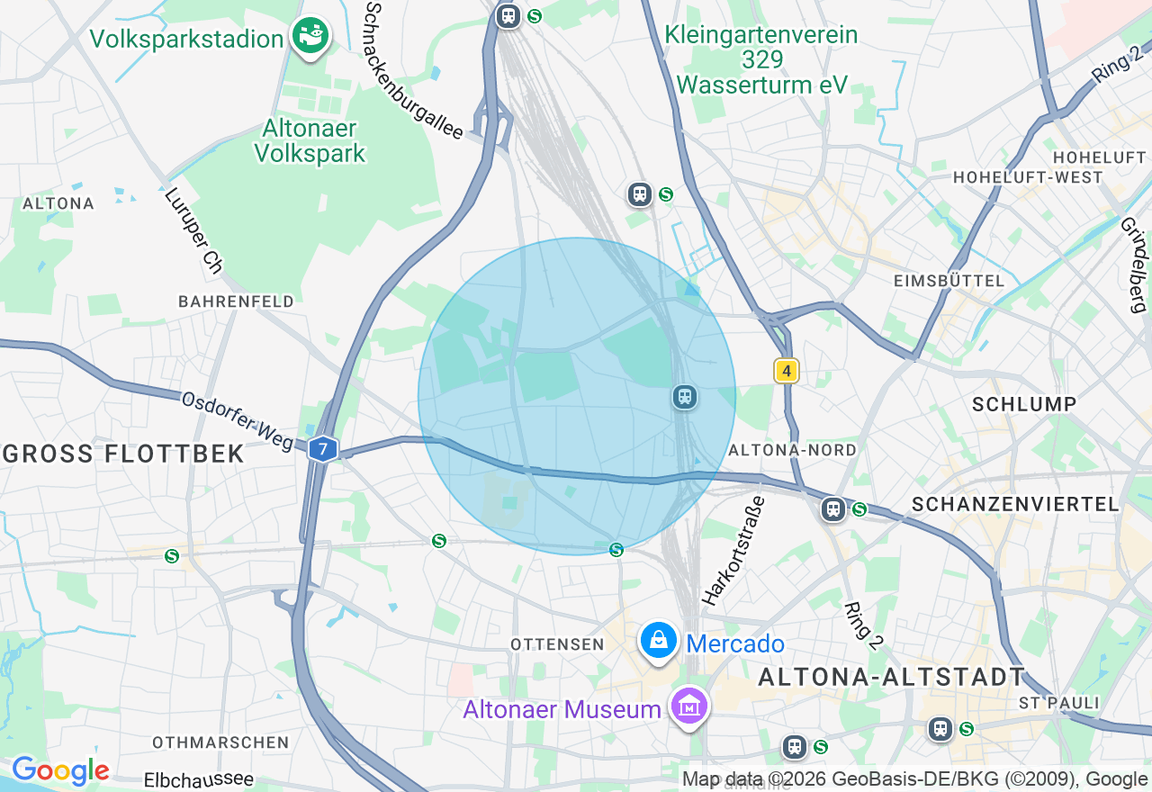 Kartenansicht der Location