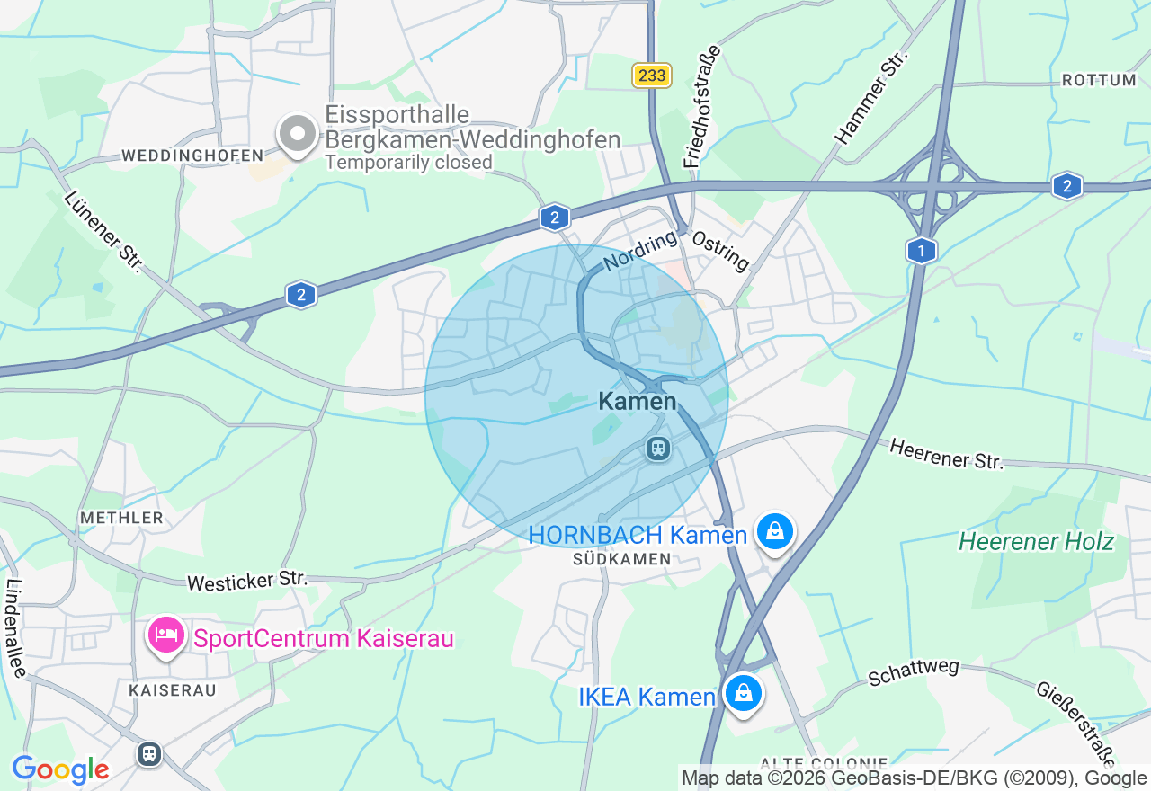 Kartenansicht der Location