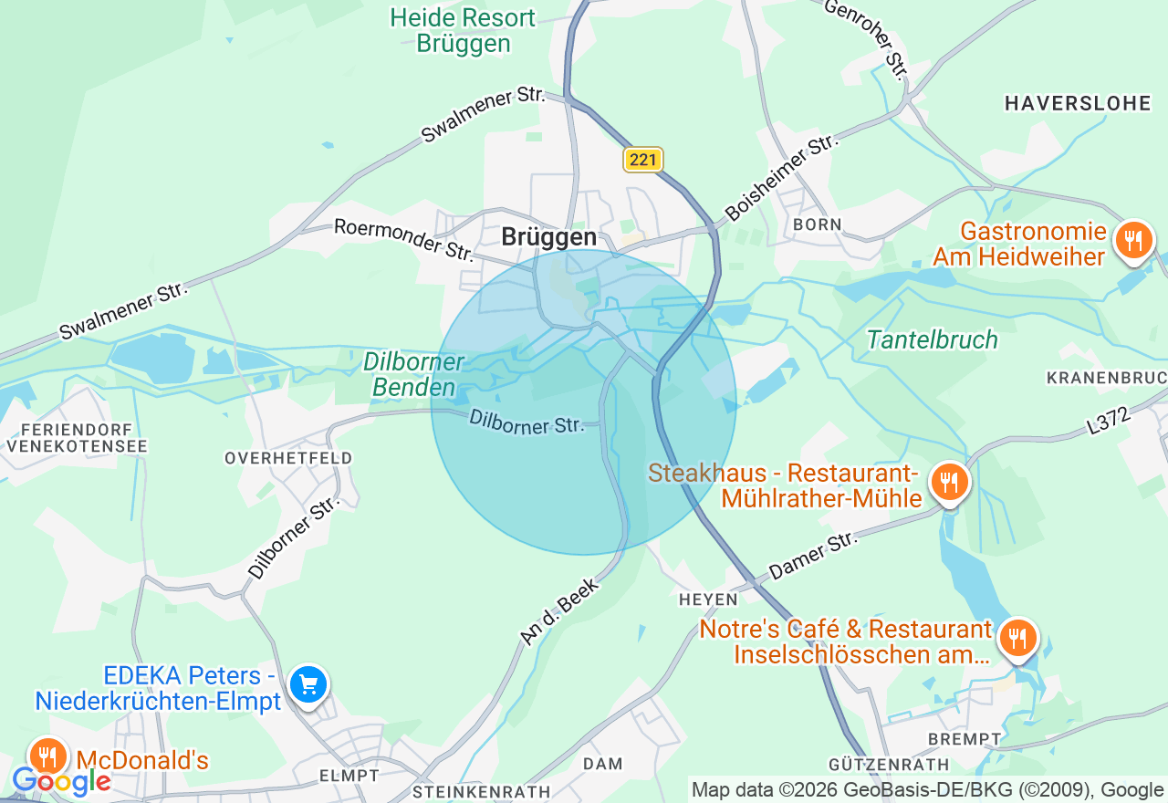 Kartenansicht der Location