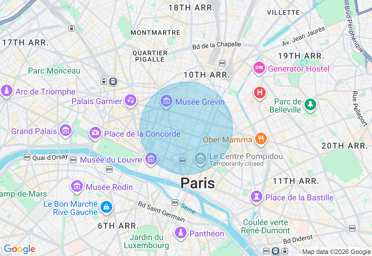 Carte de l'emplacement