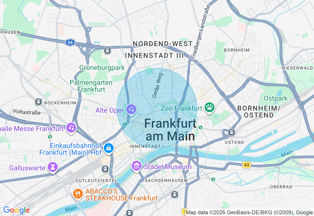 Kartenansicht der Location