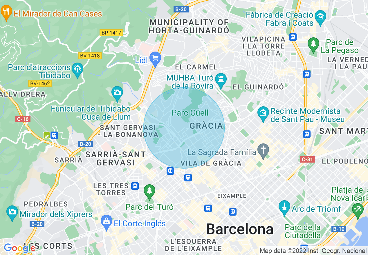 Mapa de la ubicación